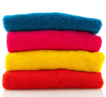 Pile of Coloured Towels